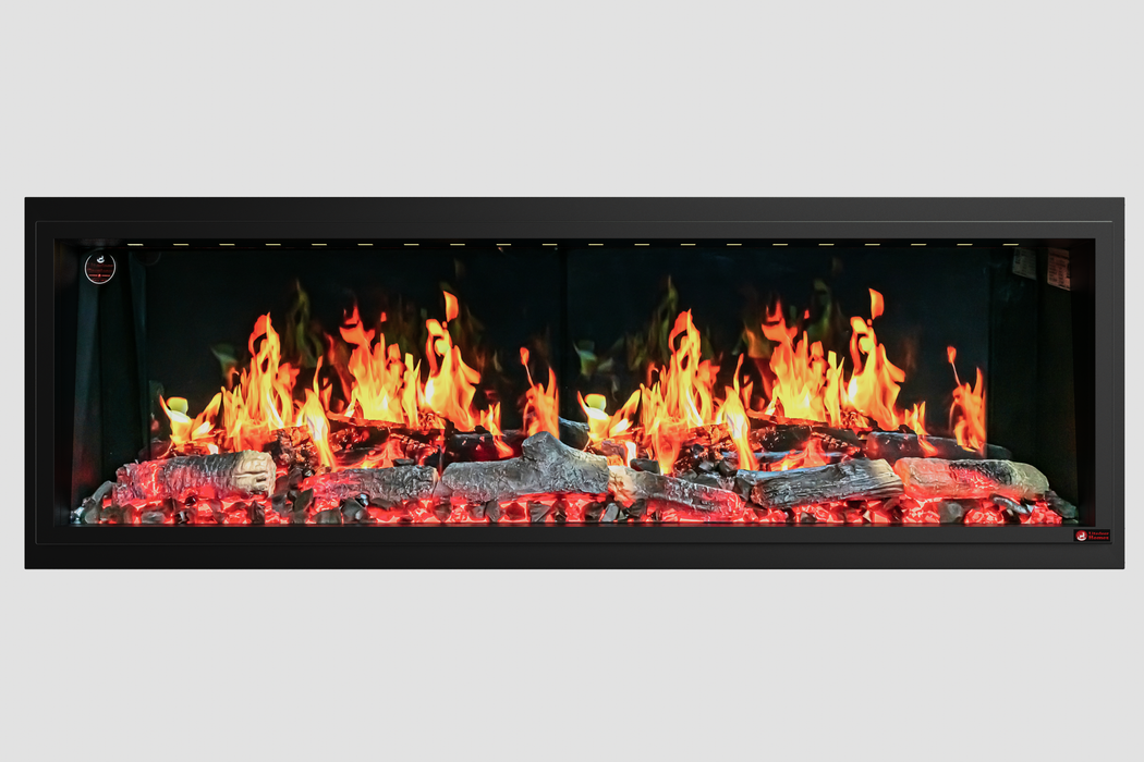 2025 New Litedeer Homes Latitude II 58-inch Wall Mount Smart Electric Fireplace with Multi-flame, Crackling Sounds - ZEF58V