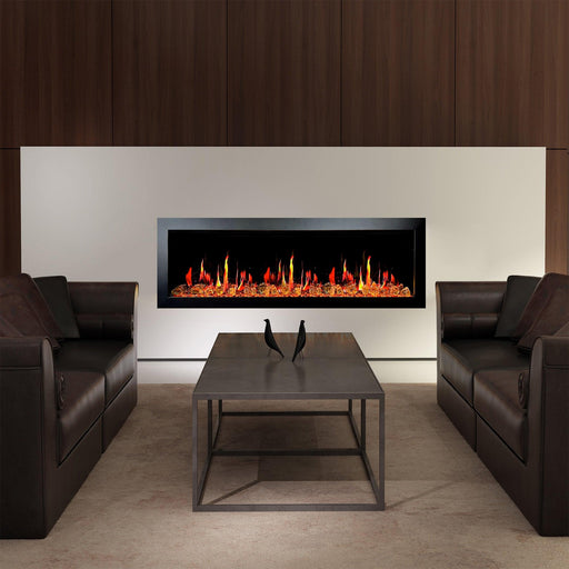 Litedeer Latitude II 78 inch Wifi Smart Electric Fireplace with crackling - ZEF78VA - Litedeer Homes