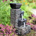 Litedeer Labyrinth Indoor Outdoor Water Fountain - DGF-161144 20-in Tall Grey - Litedeer Homes